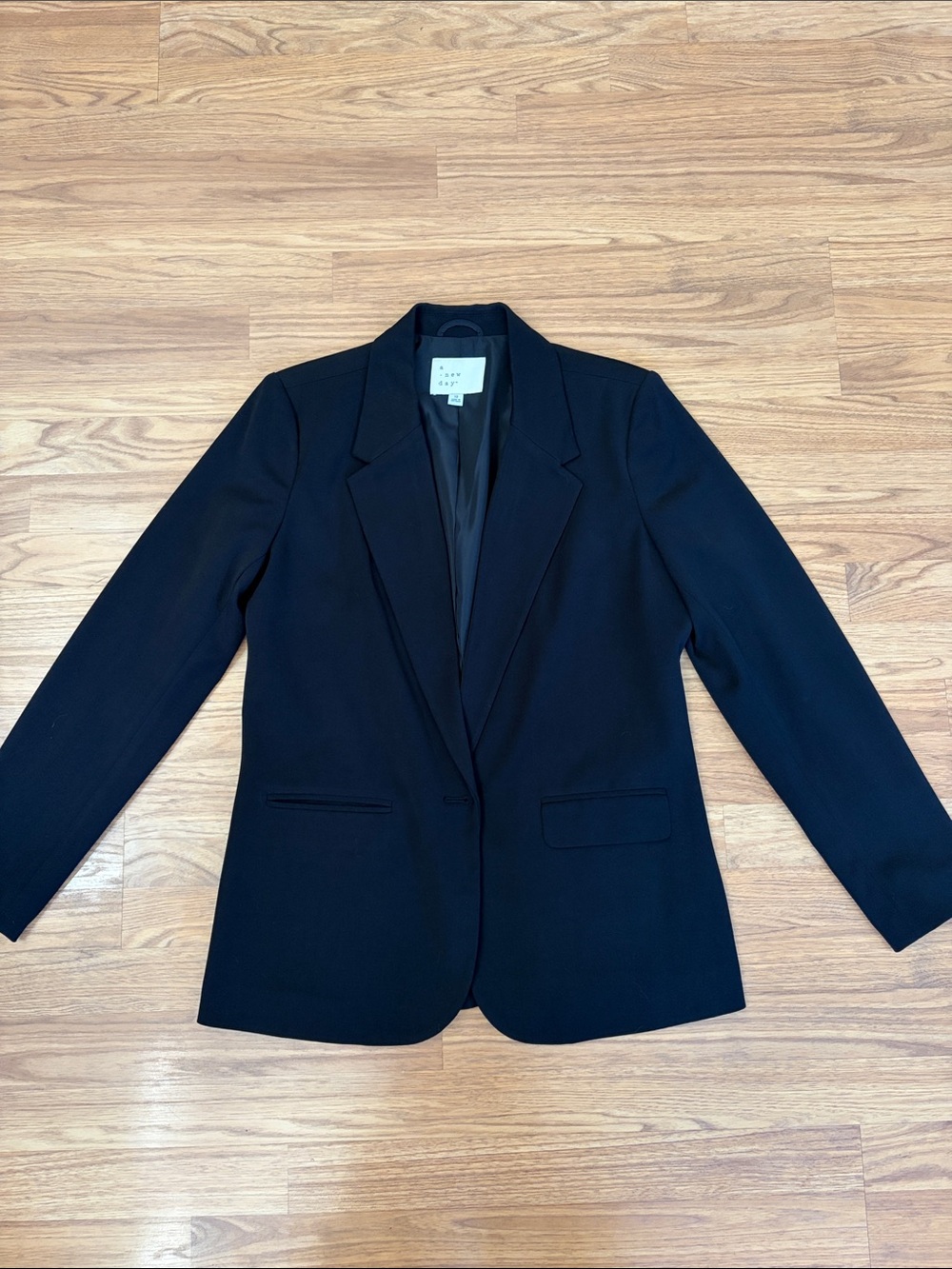 a new day Black Tailored Blazer Jacket Size 12